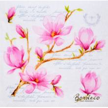 Serwetka decoupage firmy GOMAR magnolia 33x33cm